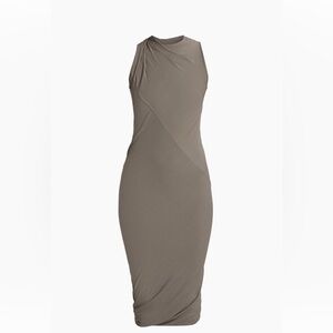 Rick Owens Gray Midi Dress